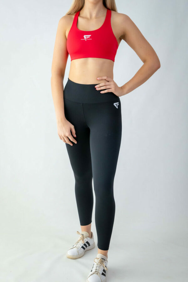 LuxeLift Sports Bra in Classic Black - Image 4