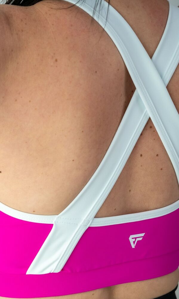 ActiveFlex Sports Bra in Vibrant Pink - Image 3