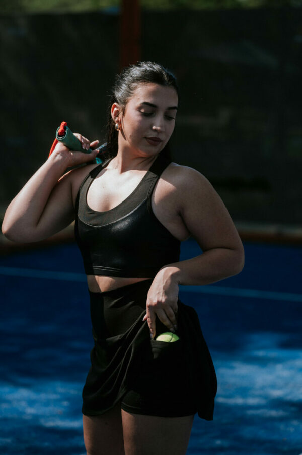 Court Couture Skort in Classic Black - Image 9