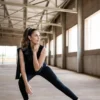 Noir Sculpt Pocket Leggings - Image 9
